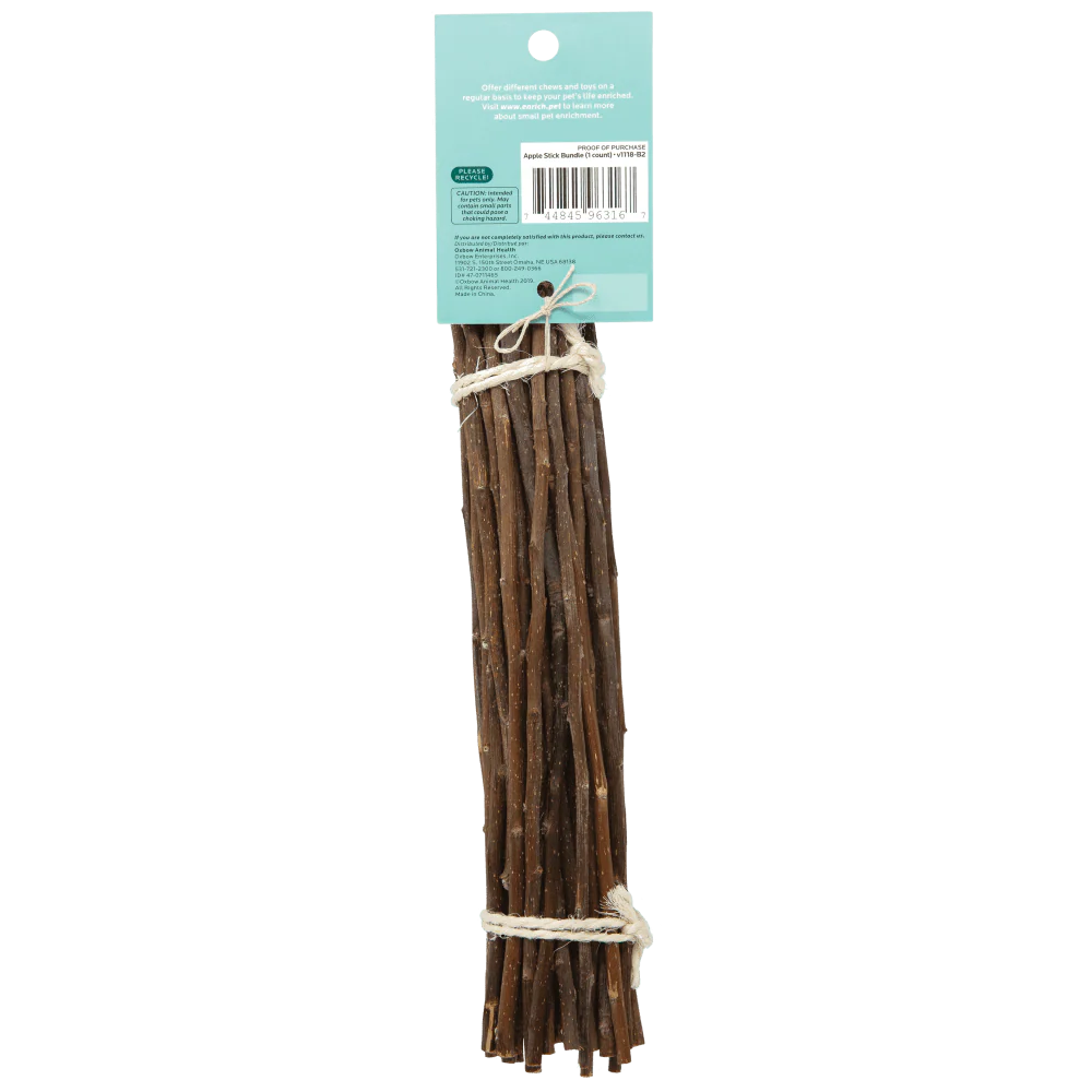 Oxbow Apple Stick Bundle Small Pet Treat - Image 2