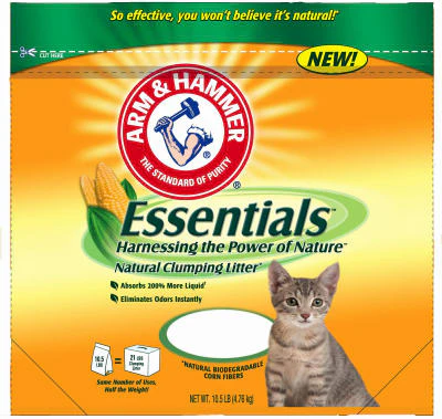 Arm and Hammer® Naturals Double Duty Clumping Cat Litter with Corn Fibers – Fresh Scent, 9 lb
