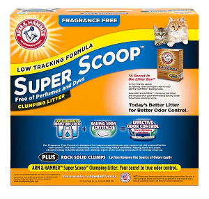 ARM & HAMMER™ Super Scoop™ Clumping Cat Litter – Fragrance Free, 14 lb - Image 2