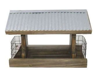 Audubon Woodlink Rustic Farmhouse Ranch Bird Feeder With Suet