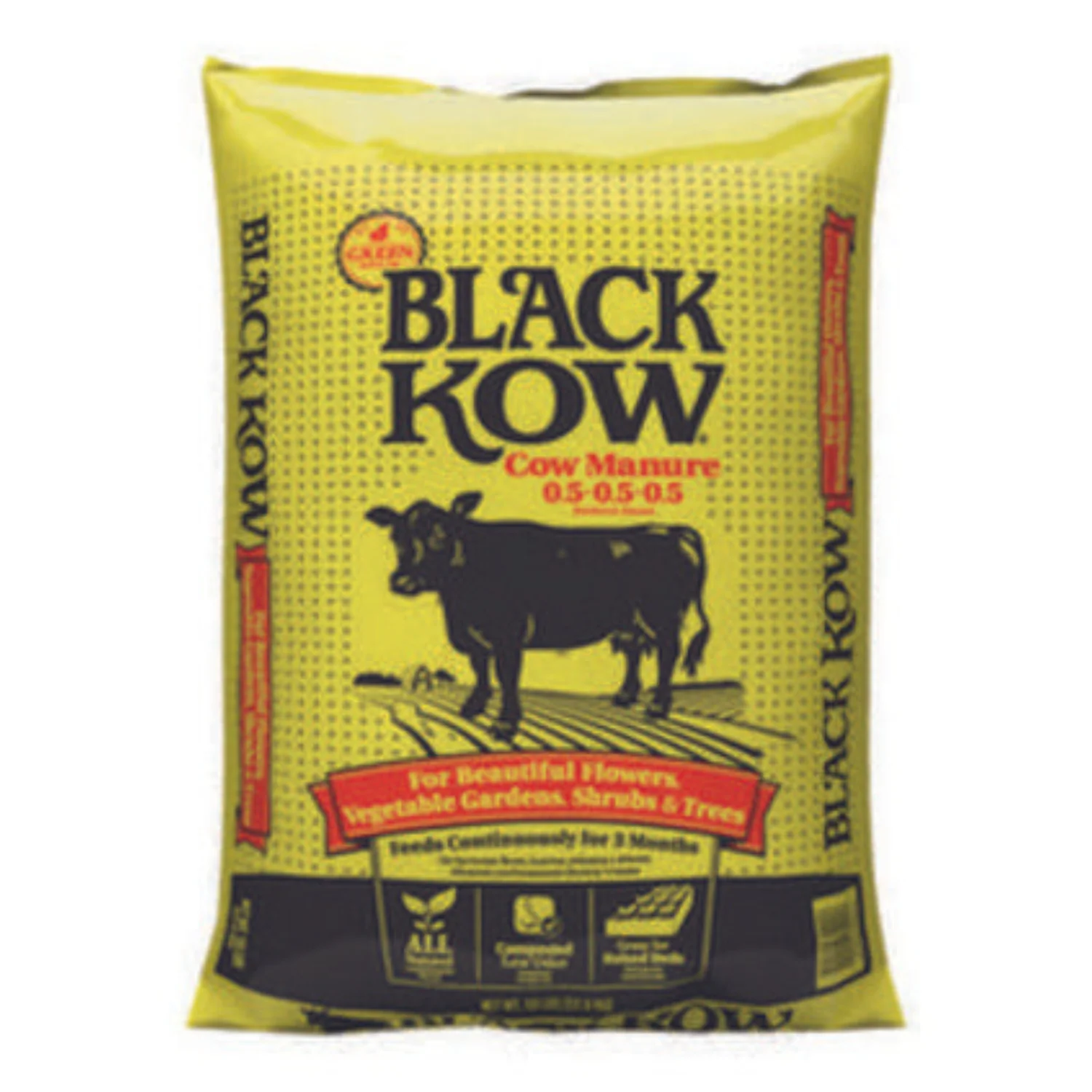 Black Kow Cow Manure Compost 0.5-0.5-0.5
