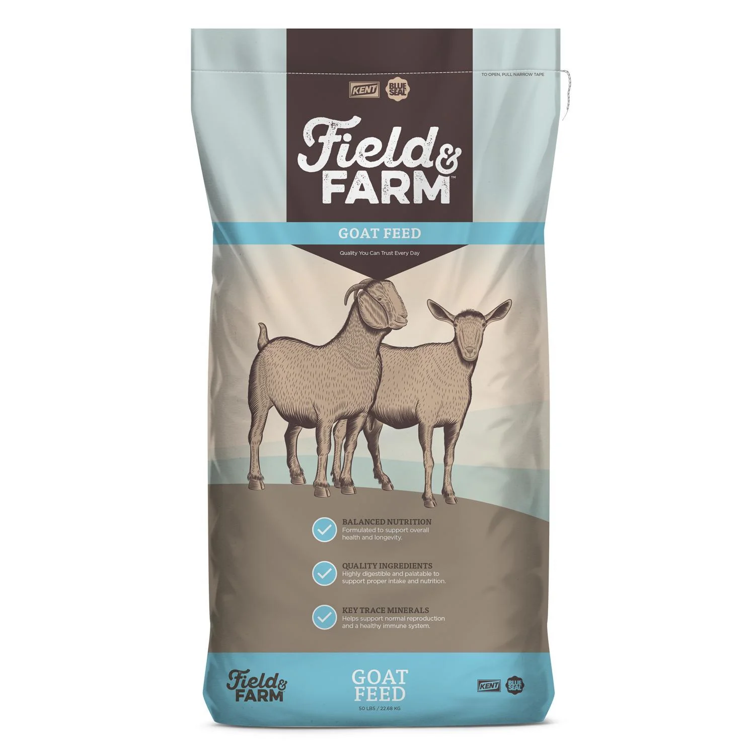 Kent Feeds Field & Farm Goat Feed - 50 lb. Bag