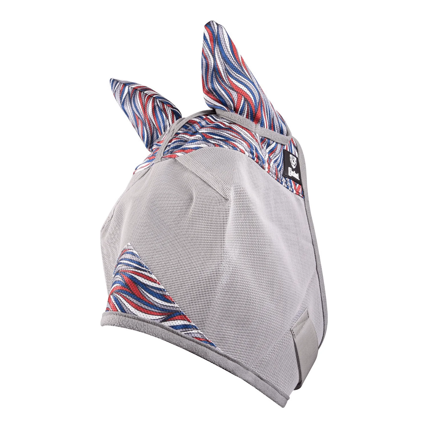 Cashel® Crusader Patterned Fly Mask with Ears – Yearling (American Wave) - Image 2
