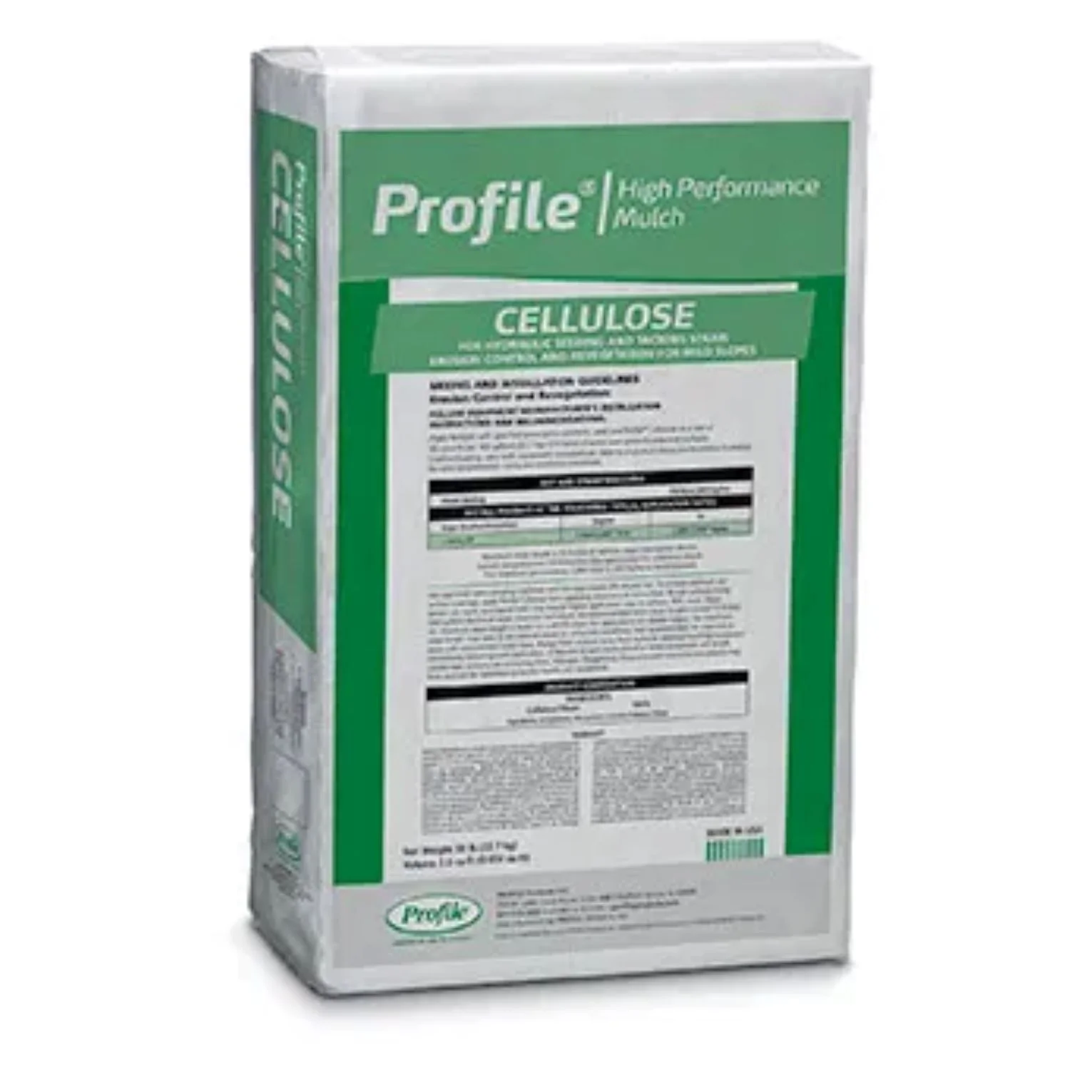 Cellulose Fiber Mulch with Tack