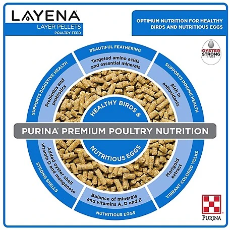 Layena Pellets Chicken Layer Feed, 50 lb - Image 3