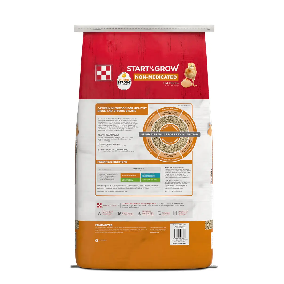 Purina Start & Grow Non-Medicated Crumble Chicken Feed, 50 lb - Image 2
