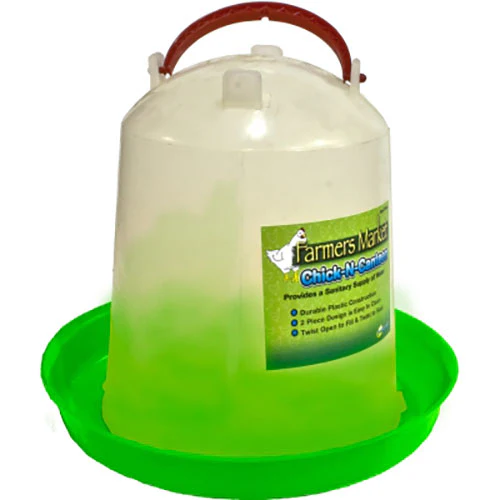 Chicken Canteen Plastic Poultry Waterer