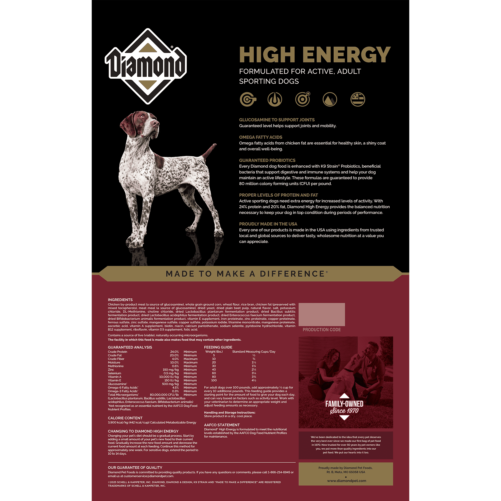 Diamond® High Energy Dry Dog Food - Image 2