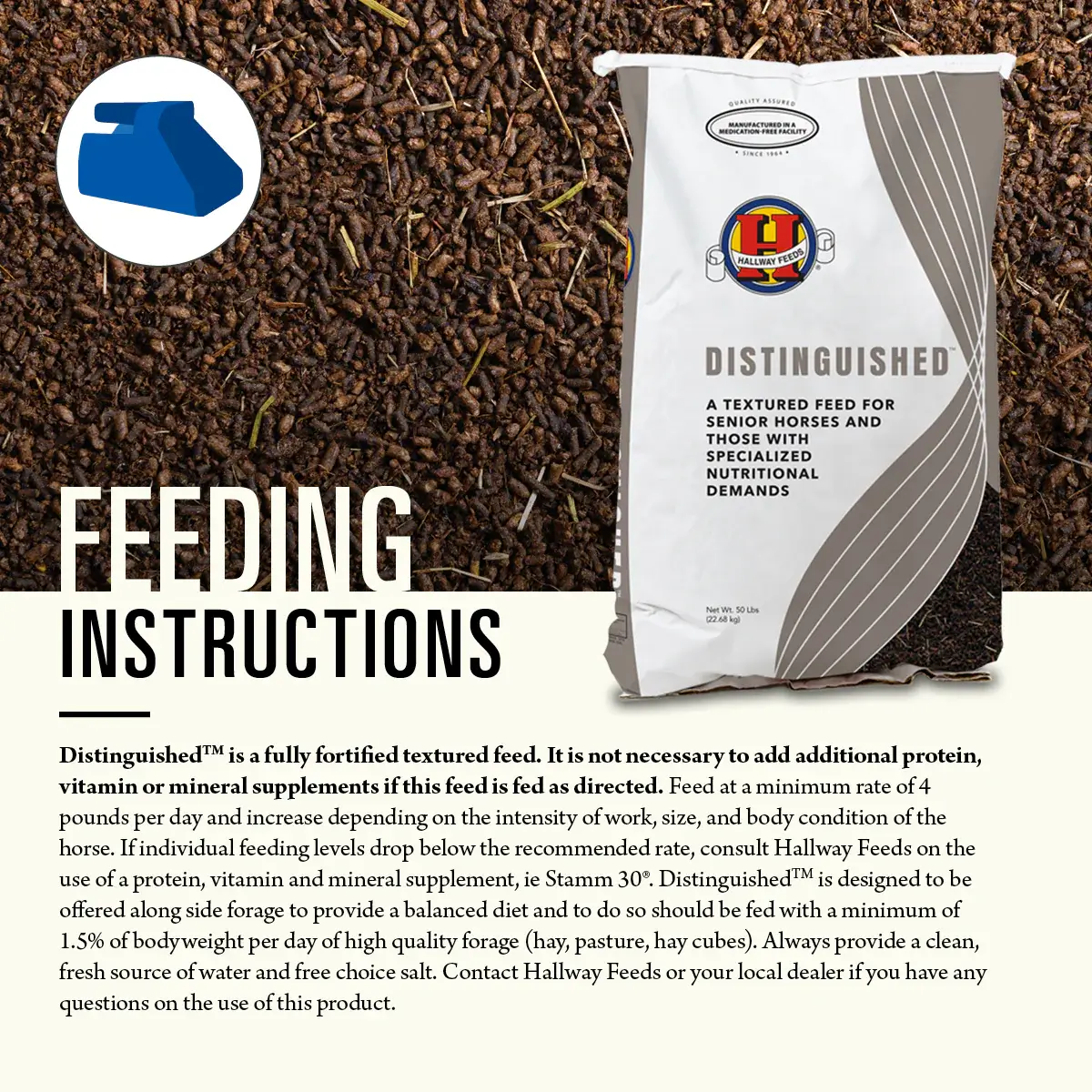 Hallway Feeds Distinguished Senior Horse Feed - Image 5