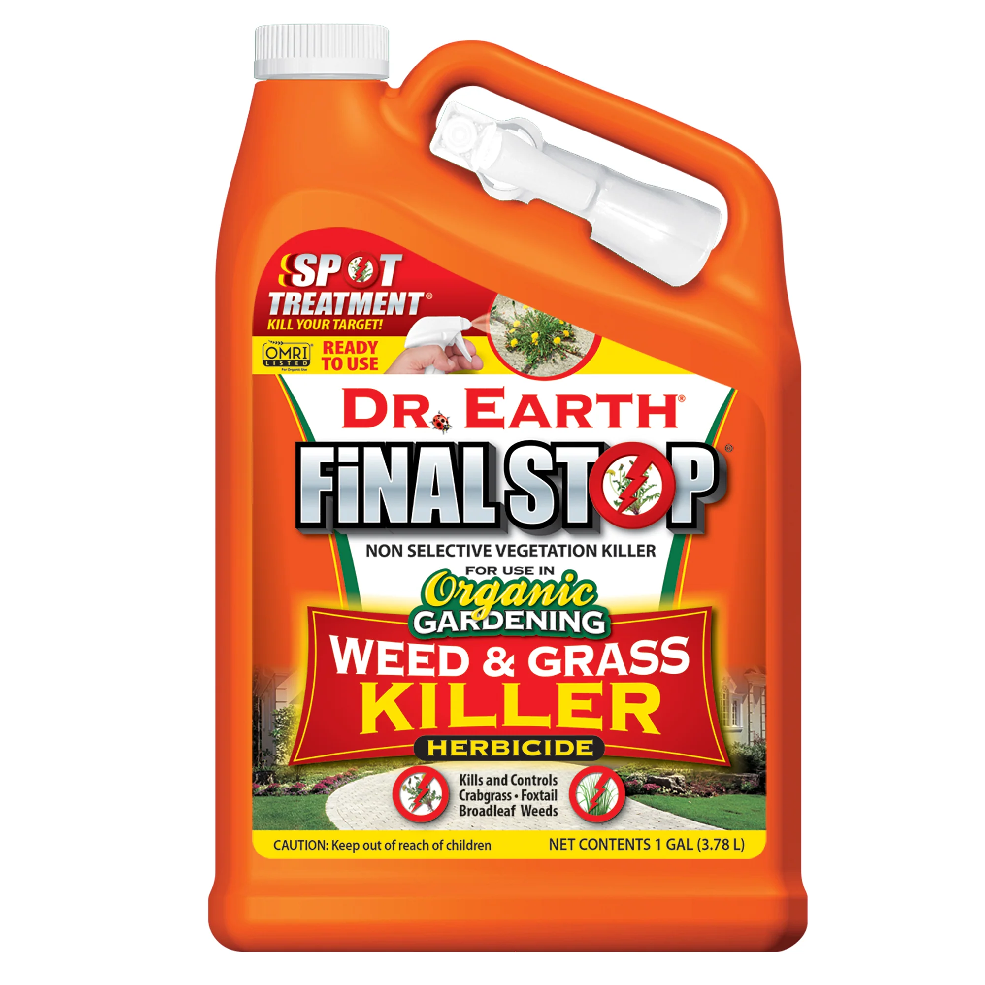 Dr. Earth Organic Natural Final Stop Weed and Grass Herbicide