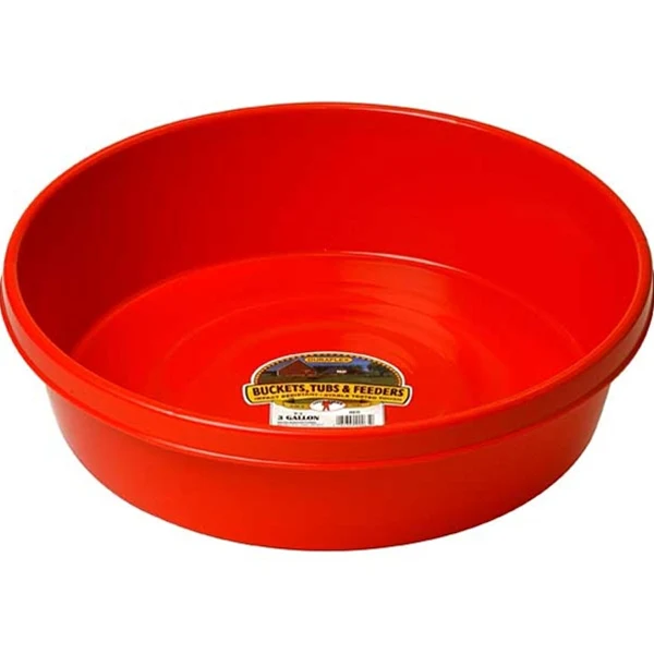 3-Gal Plastic Feed Pan