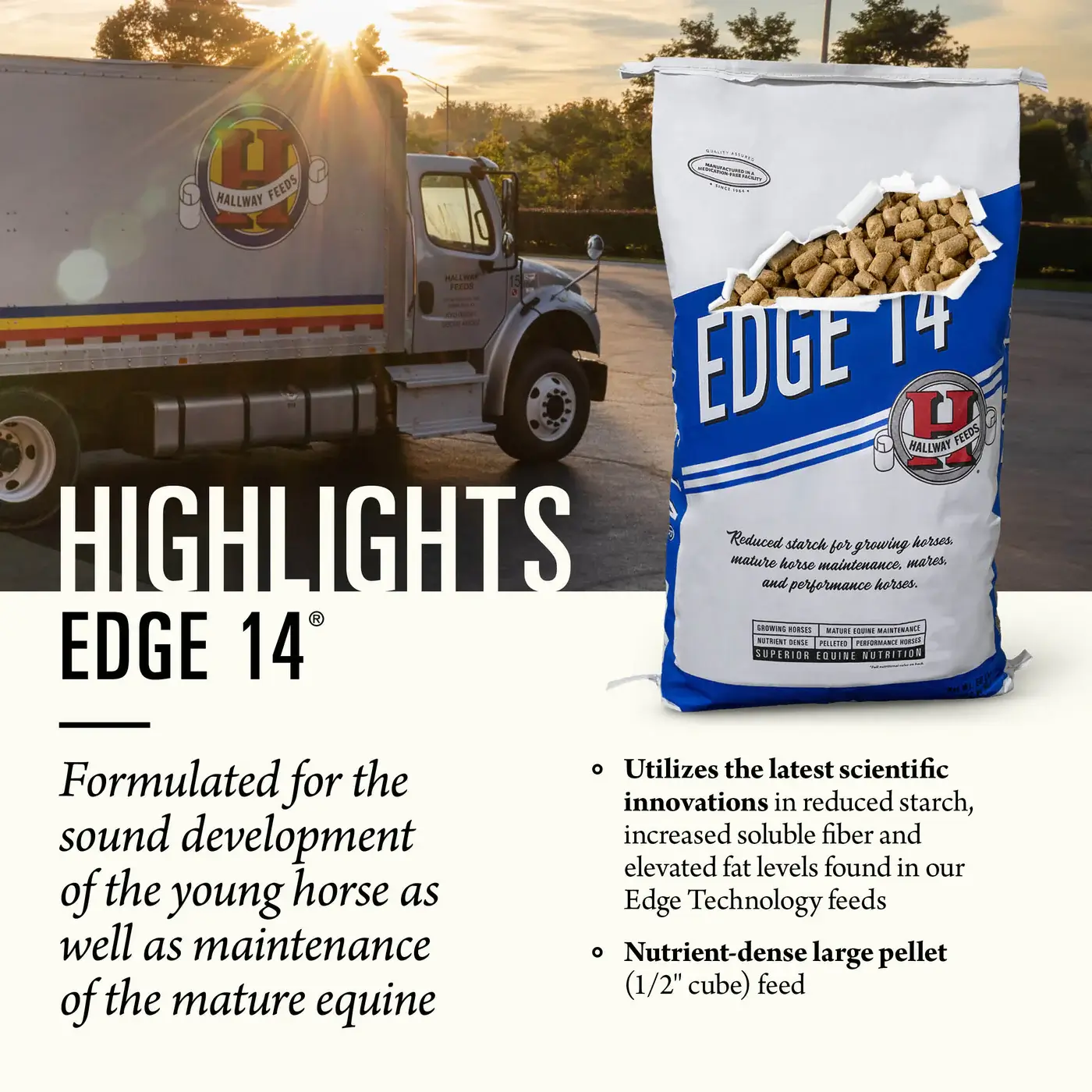 Hallway Feeds Edge 14 Horse Feed - Image 2