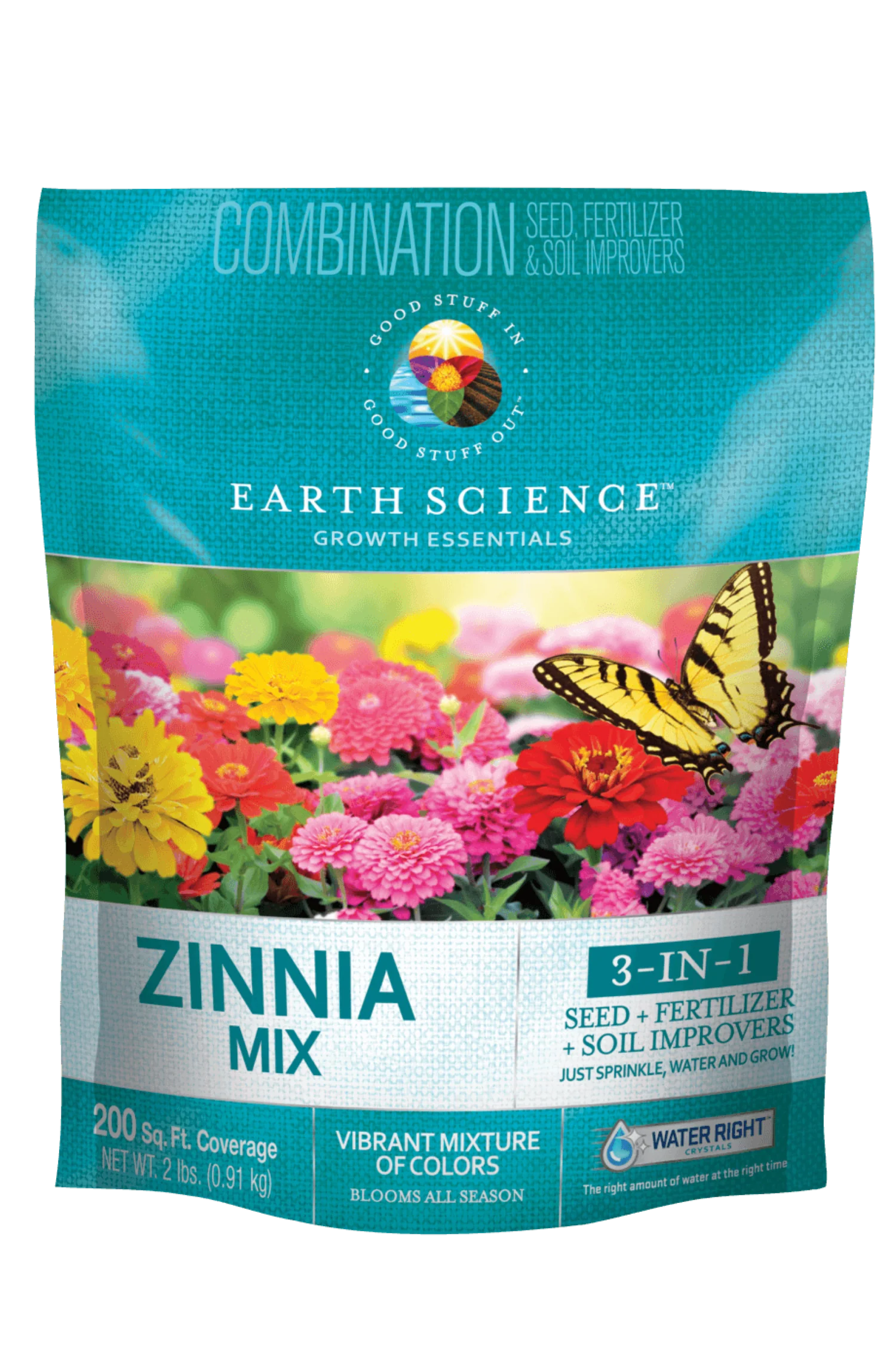 Encap Wildflower Zinnia Seed Mix