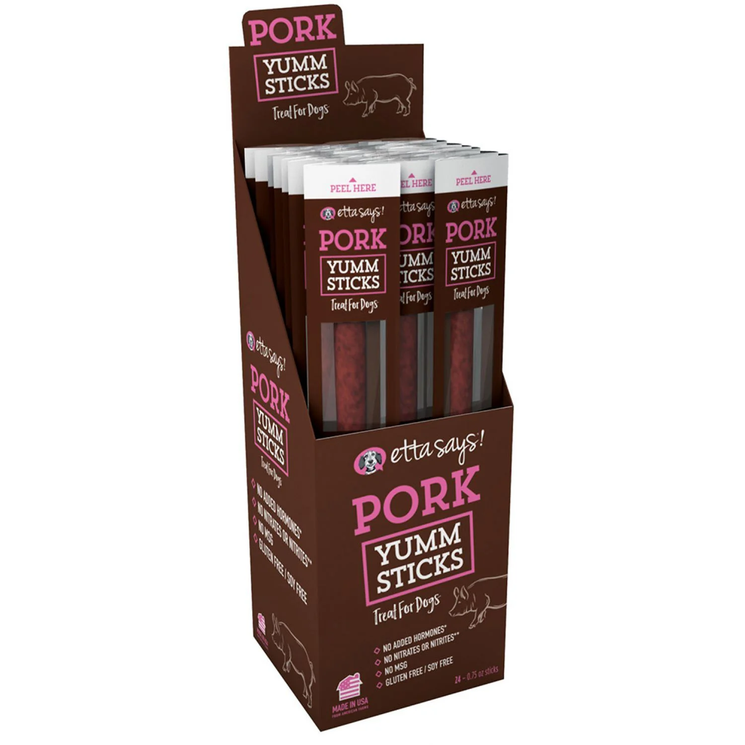 Pork Etta Yumm Stick Dog Treat