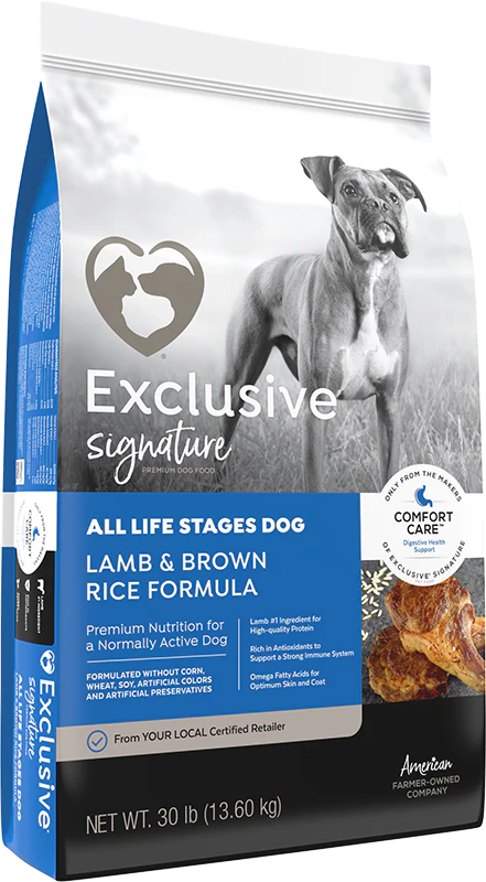 Exclusive All Life Stages Lamb & Rice Dry Dog Food