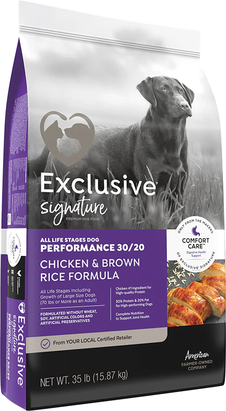 Exclusive Performance 30/20 Adult Dry Dog Food