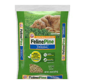 Feline Pine™ Non-Clumping Pine Pellet Cat Litter – All-Natural Odor Control, 40 lb.
