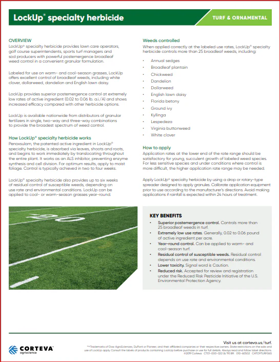 0-0-7 LockUp Lawn Fertilizer and Herbicide - Image 4