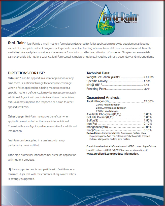 FertiRain liquid fertilizer - BULK - Image 3
