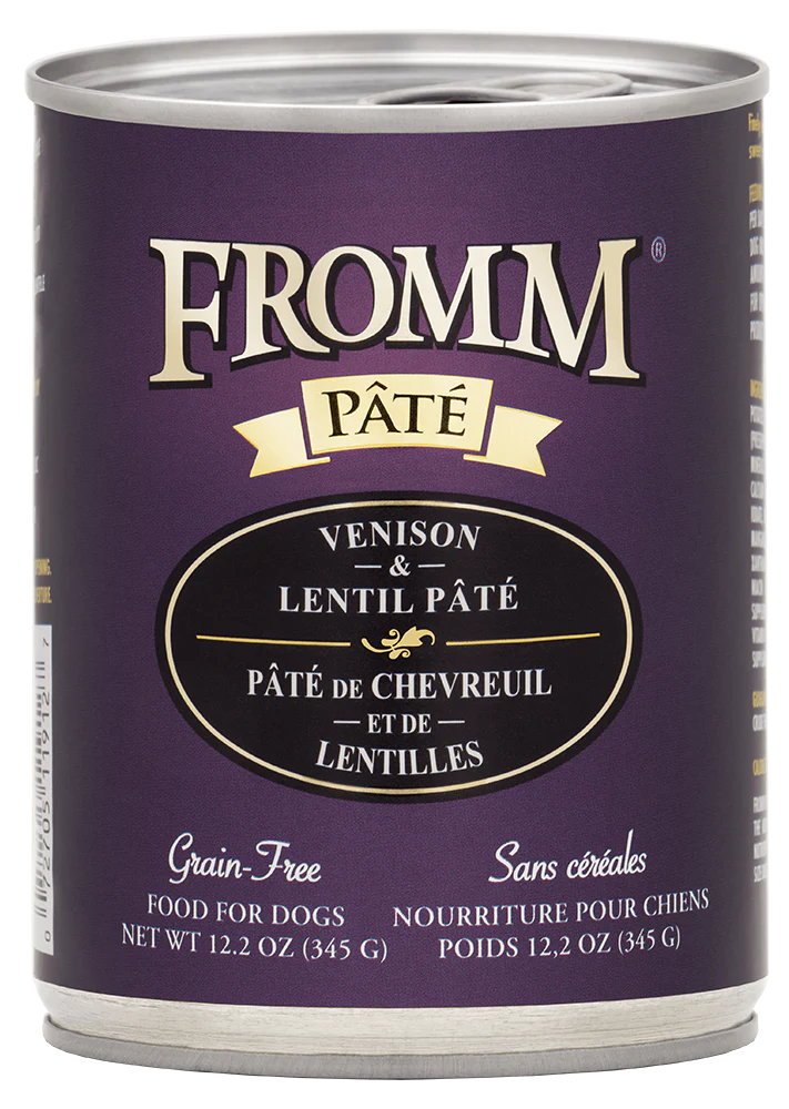 Fromm Venison and Lentil Pate Canned Dog Food