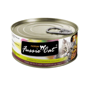 Fussie Cat Tuna with Clams Formula in Aspic Canned Food