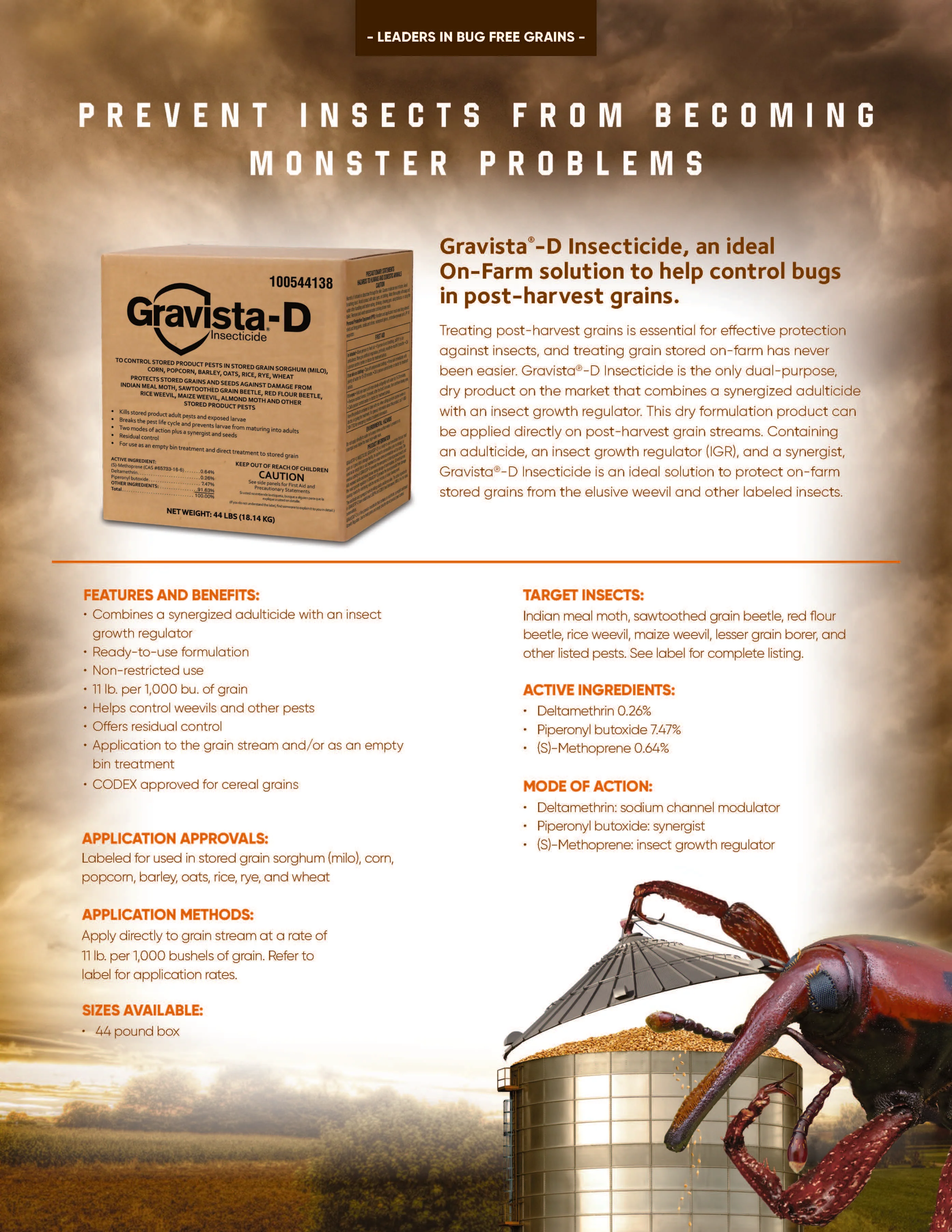 GRAVISTA-D  Insecticide for Crop Storage