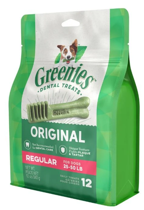 Greenies Regular Original Dental Dog Chews - 12 oz