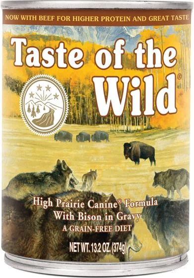 Taste of The Wild High Prairie Canine Formula with Bison in Gravy Wet Dog Food