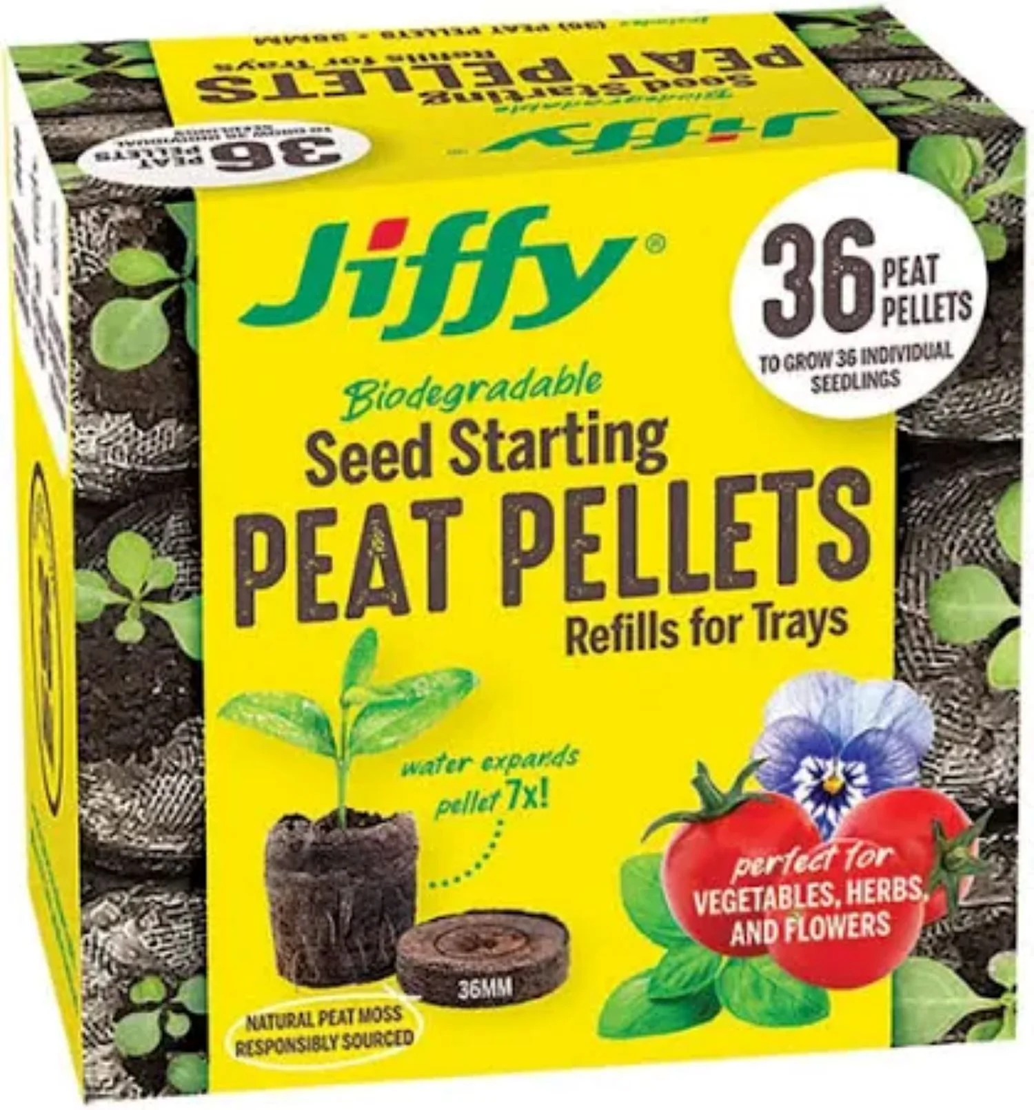 Jiffy Peat Pellets 36 Count