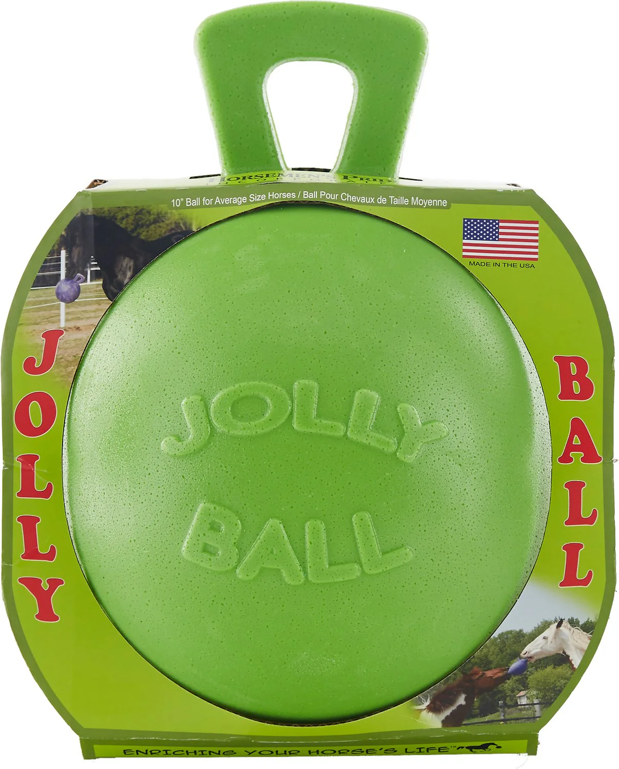 Jolly Ball 10 inch Dog and Horse Toy - Image 10
