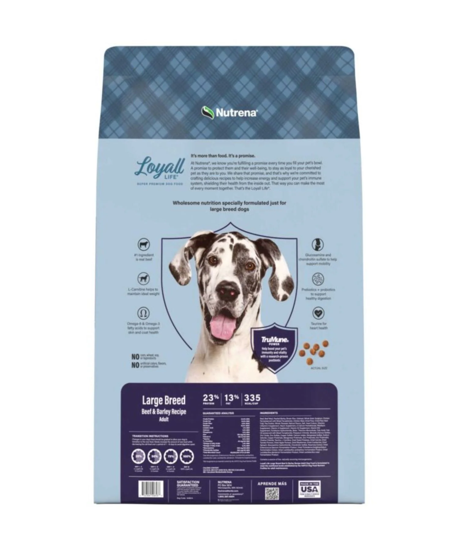Loyall Life Adult Large Breed Beef and Barley Dry Dog Food - Image 2