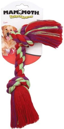 Mammoth Multicolor Cotton Rope Bone Dog Toy