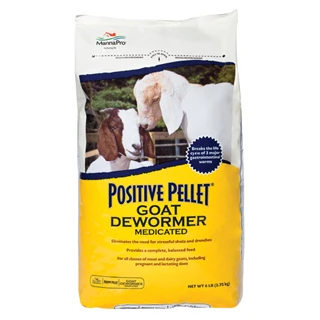Manna Pro Positive Pellet Goat Dewormer Medicated, 6 lb
