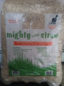 Mighty Fine Straw - 2.5 cf bagged bale