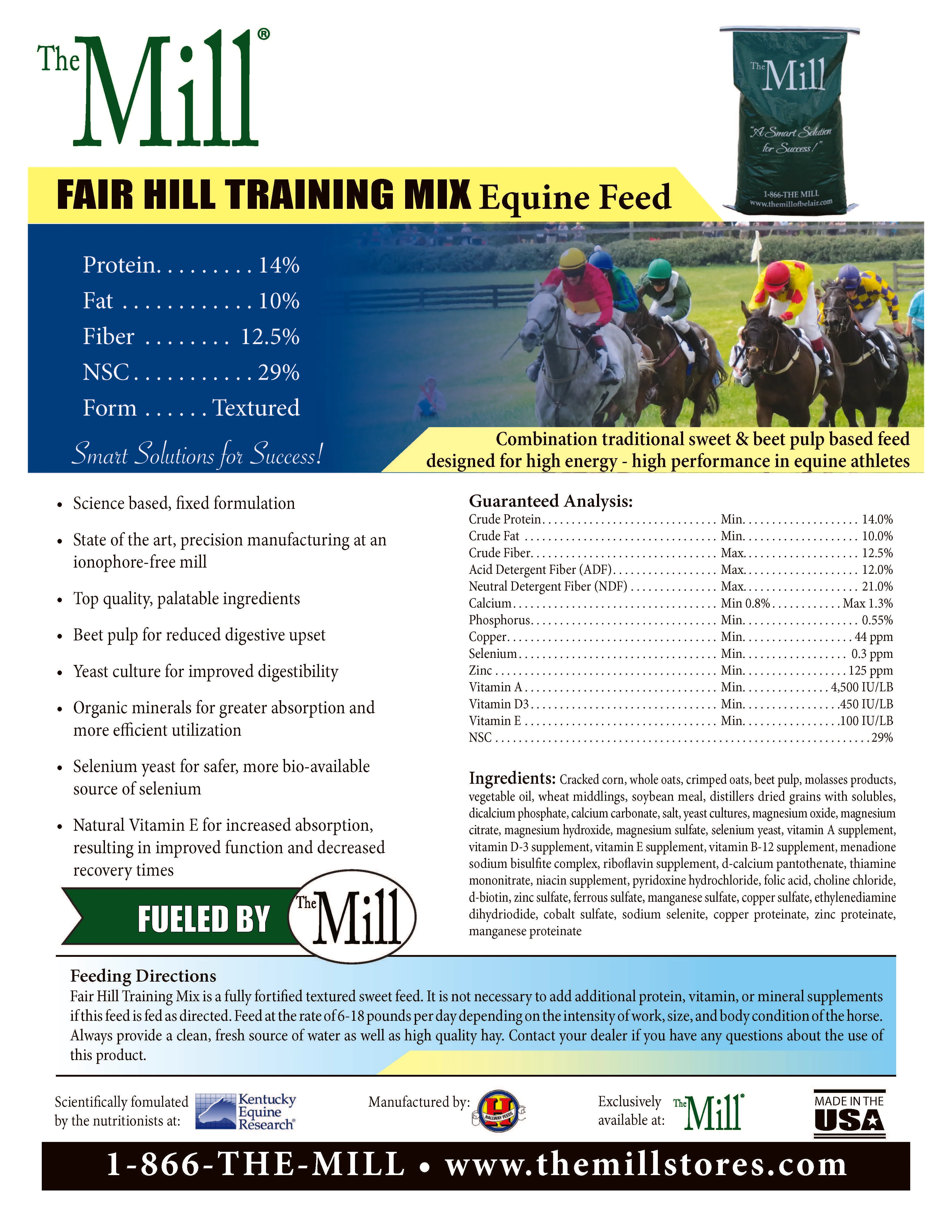 The Mill Fair Hill Training Mix Horse Feed - Image 3