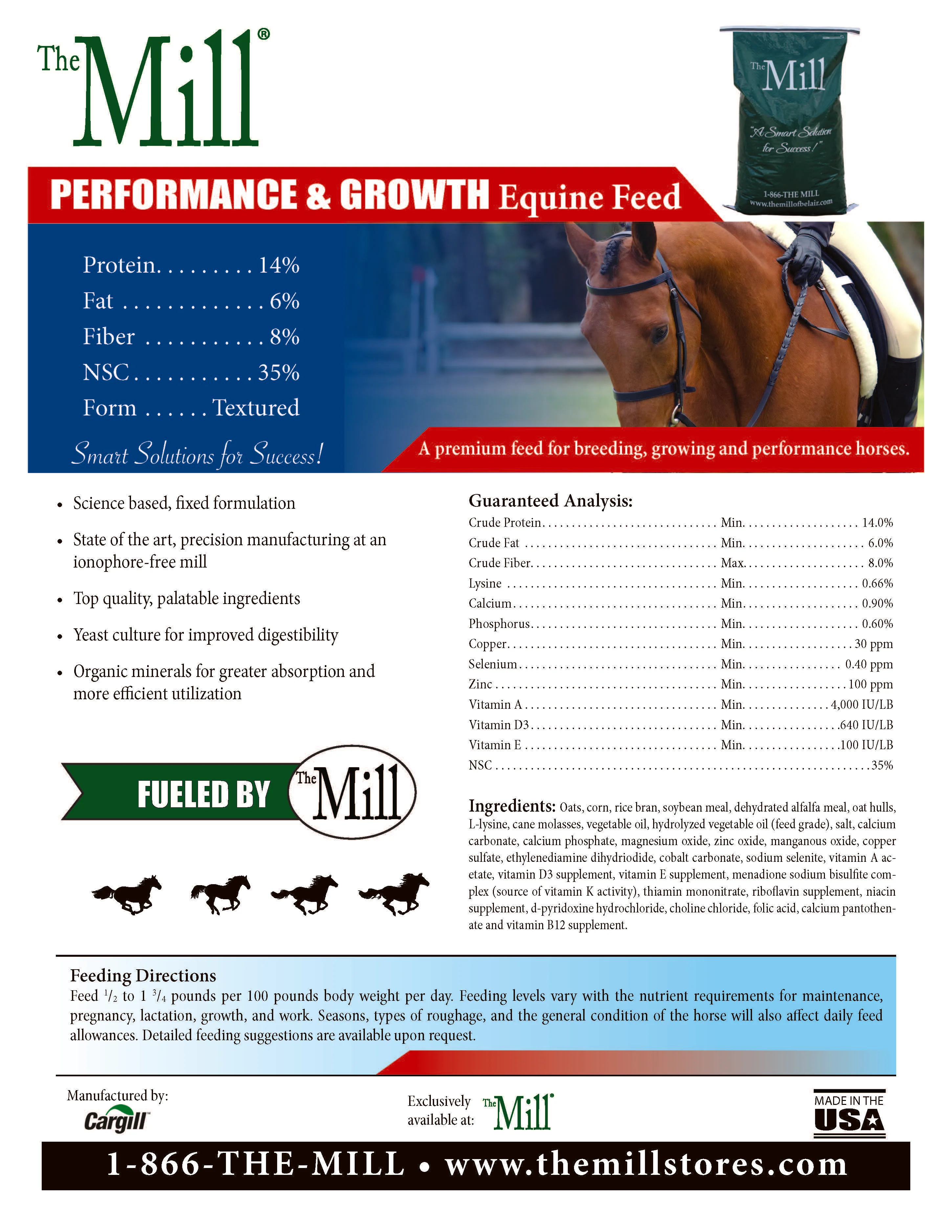 The Mill Performance and Growth Horse Feed - Image 3