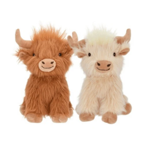 Multipet Highland Cow Soft Plush Toy, 14"