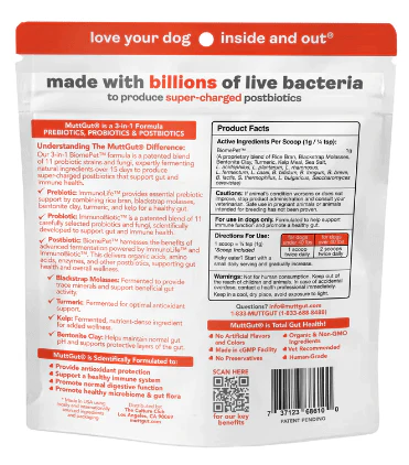 MuttGut® 120g for Dogs over 40lbs - Image 2