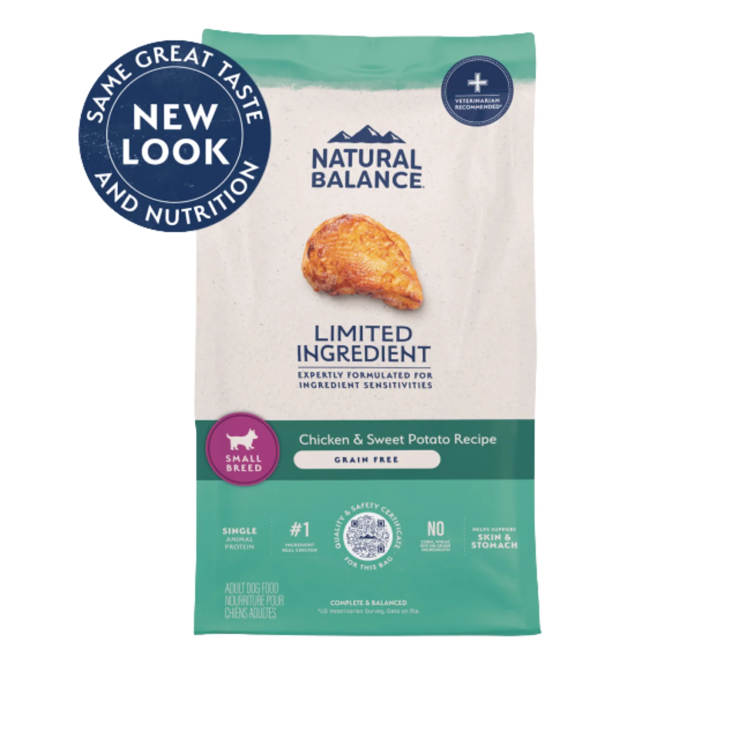 Natural Balance® Limited Ingredient Grain Free Chicken & Sweet Potato Small Breed Recipe