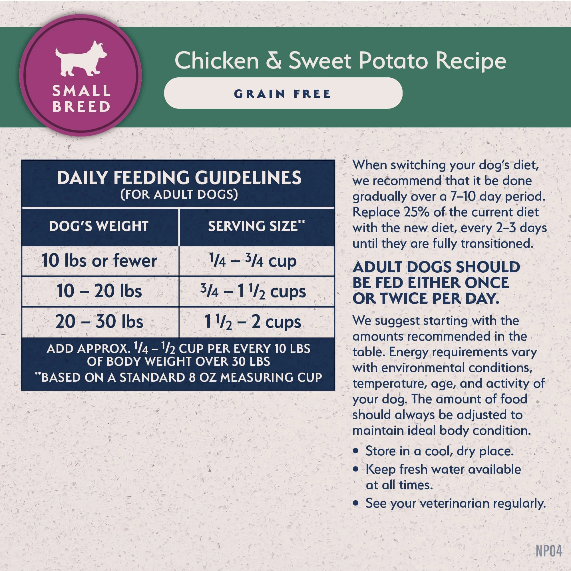 Natural Balance® Limited Ingredient Grain Free Chicken & Sweet Potato Small Breed Recipe - Image 2