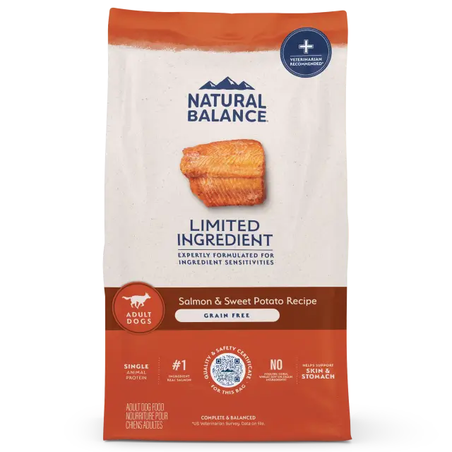 Natural Balance Salmon & Sweet Potato Grain Free Recipe
