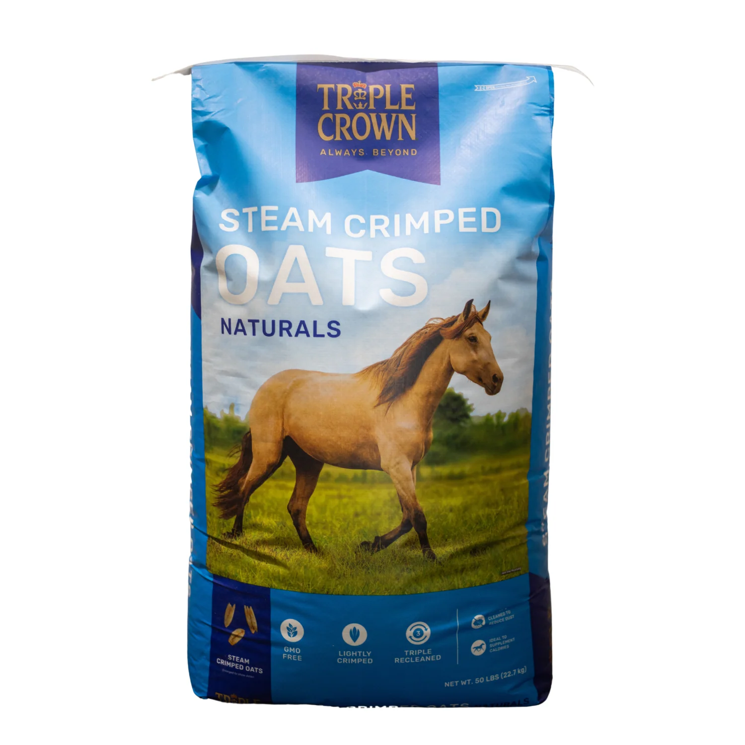 Triple Crown Steam Crimped Oats Naturals Horse Feed
