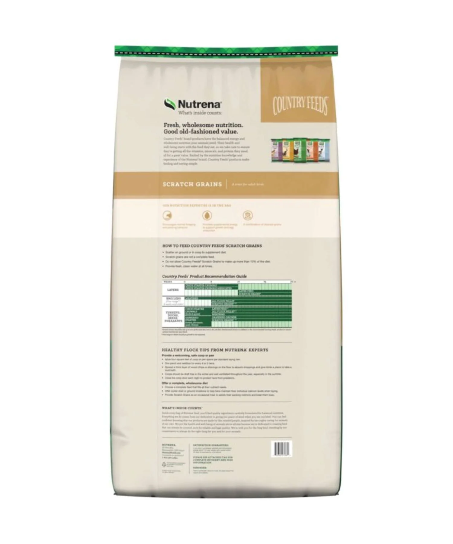 Nutrena Country Feeds Scratch Grains Chicken Treat, 50 lb - Image 2