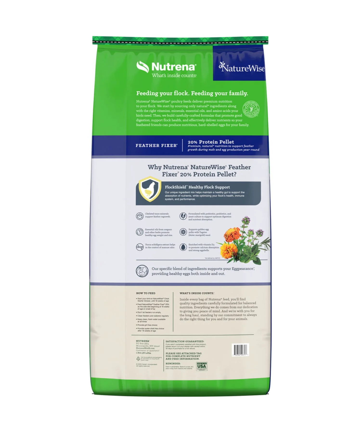 Nutrena NatureWise Feather Fixer Chicken Feed, 40 lb - Image 3