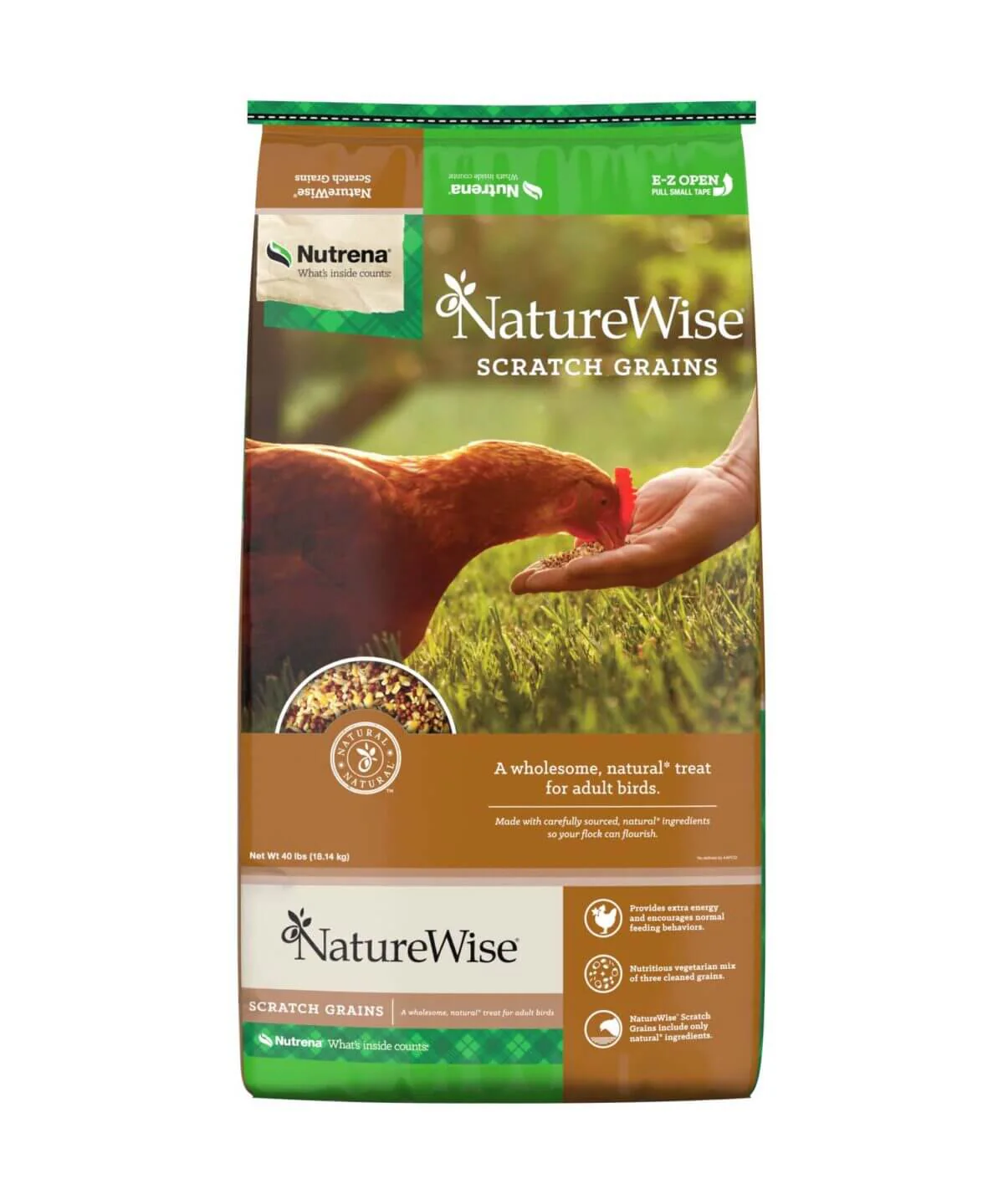 NatureWise Scratch Grains, 7 and 50 lb