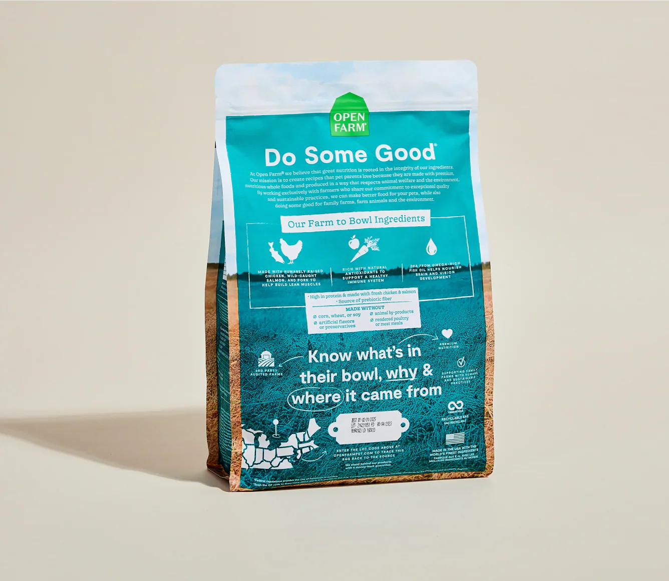 Open Farm Chicken & Salmon Grain-Free Puppy Kibble - Image 2