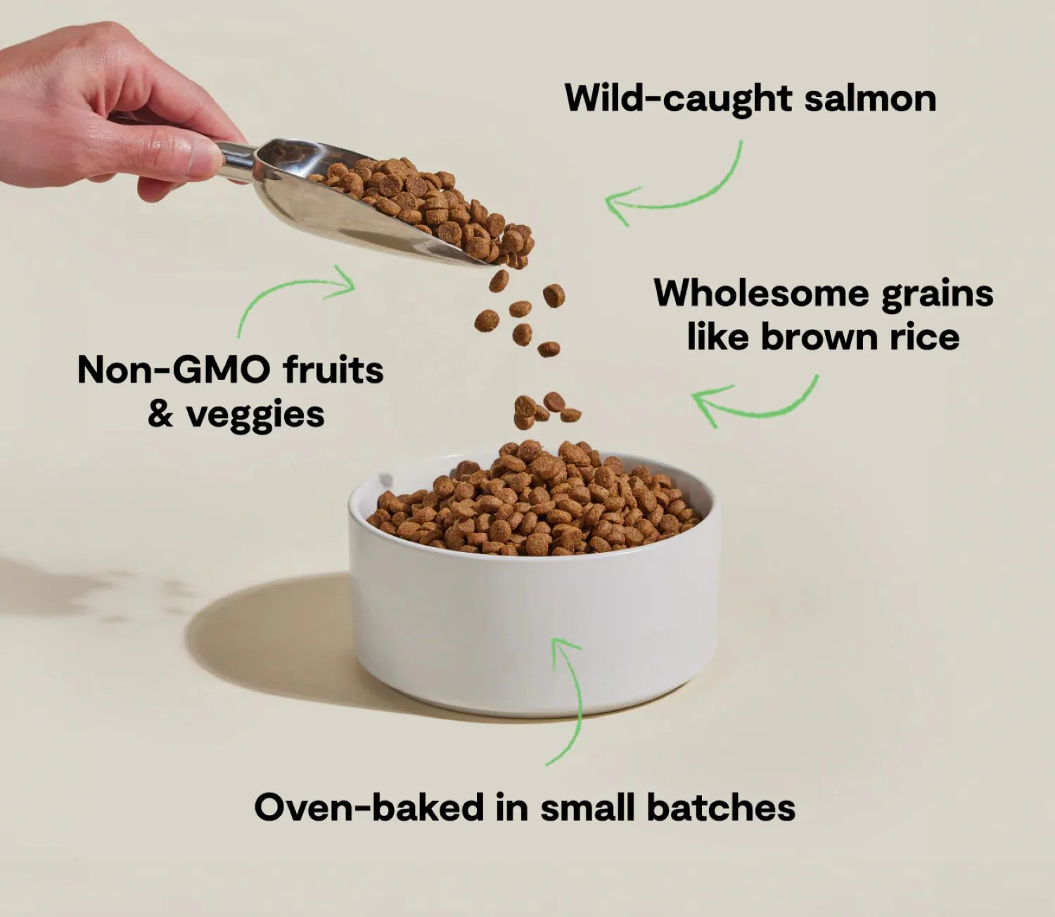 Open Farm Oven-Baked Goodbowl Wild-Caught Salmon & Brown Rice Dog Food 22lb. - Image 2