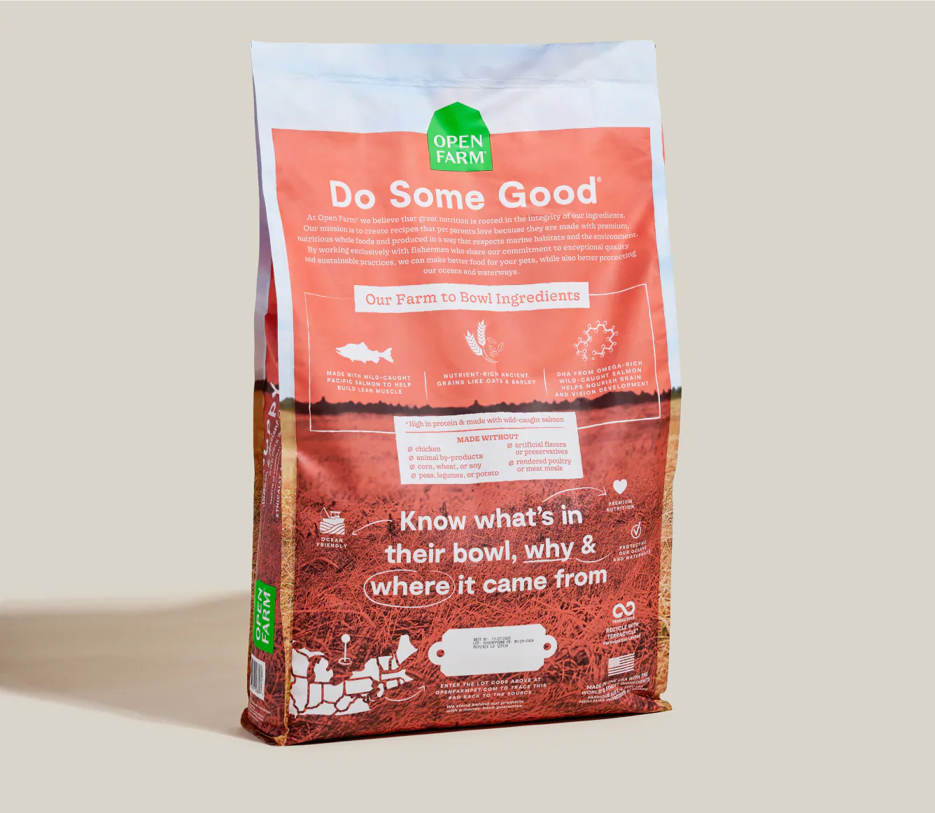 Open Farm Salmon & Ancient Grains Puppy Food 4lb. - Image 3