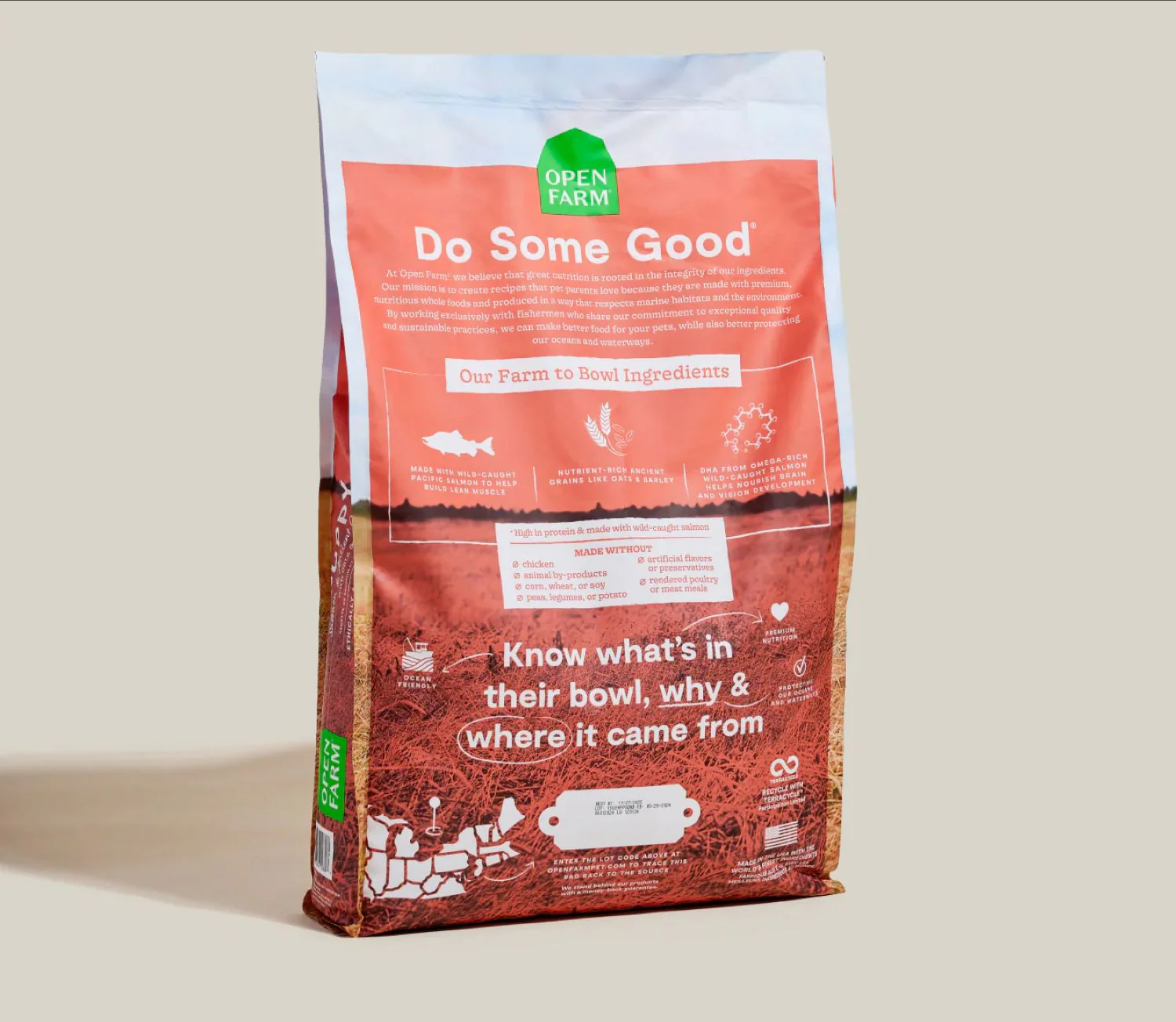 Open Farm Salmon & Ancient Grains Puppy Food 22lb. - Image 4