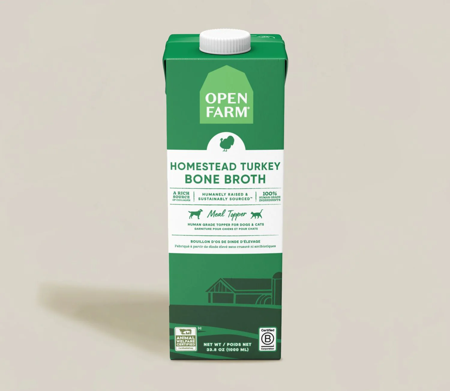 Open Farm Homestead Turkey Bone Broth for Dogs